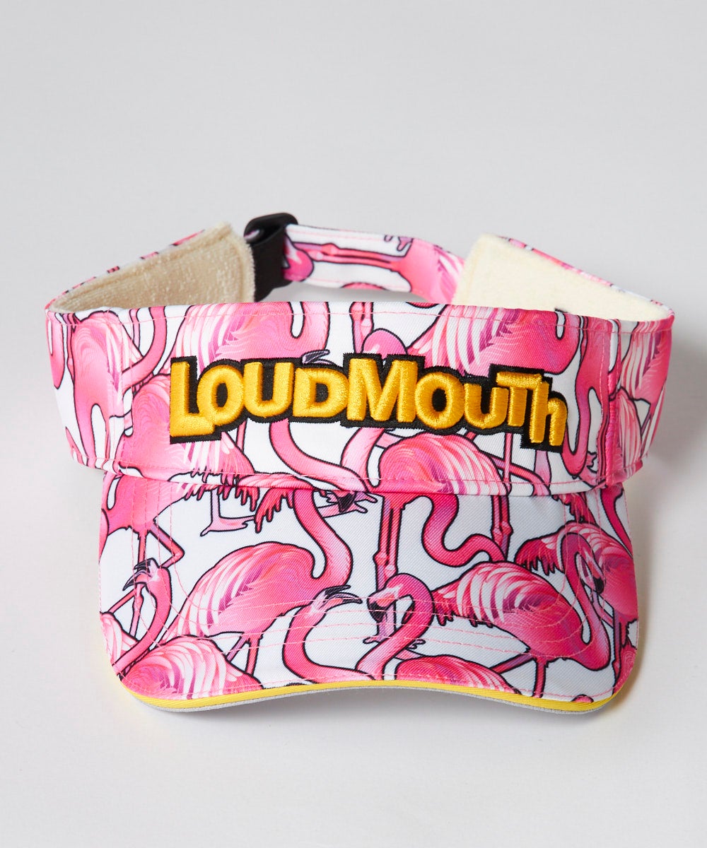 ユニセックス 柄サンバイザー Pink Panic/ピンクパニック | LOUDMOUTH