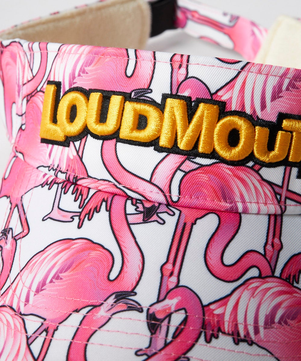 ユニセックス 柄サンバイザー Pink Panic/ピンクパニック | LOUDMOUTH
