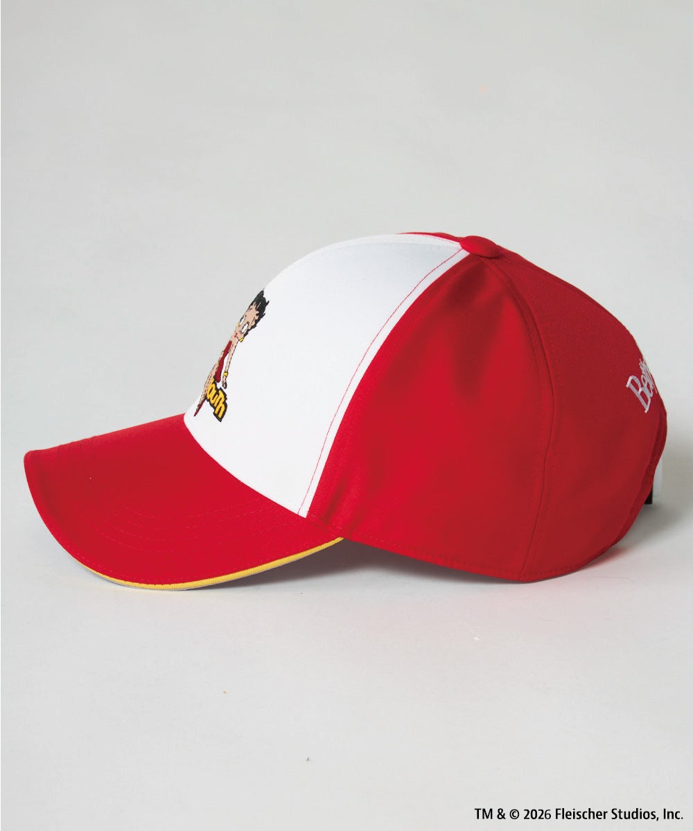 LOUDMOUTH×Betty Boop™ ユニセックス キャップ レッド