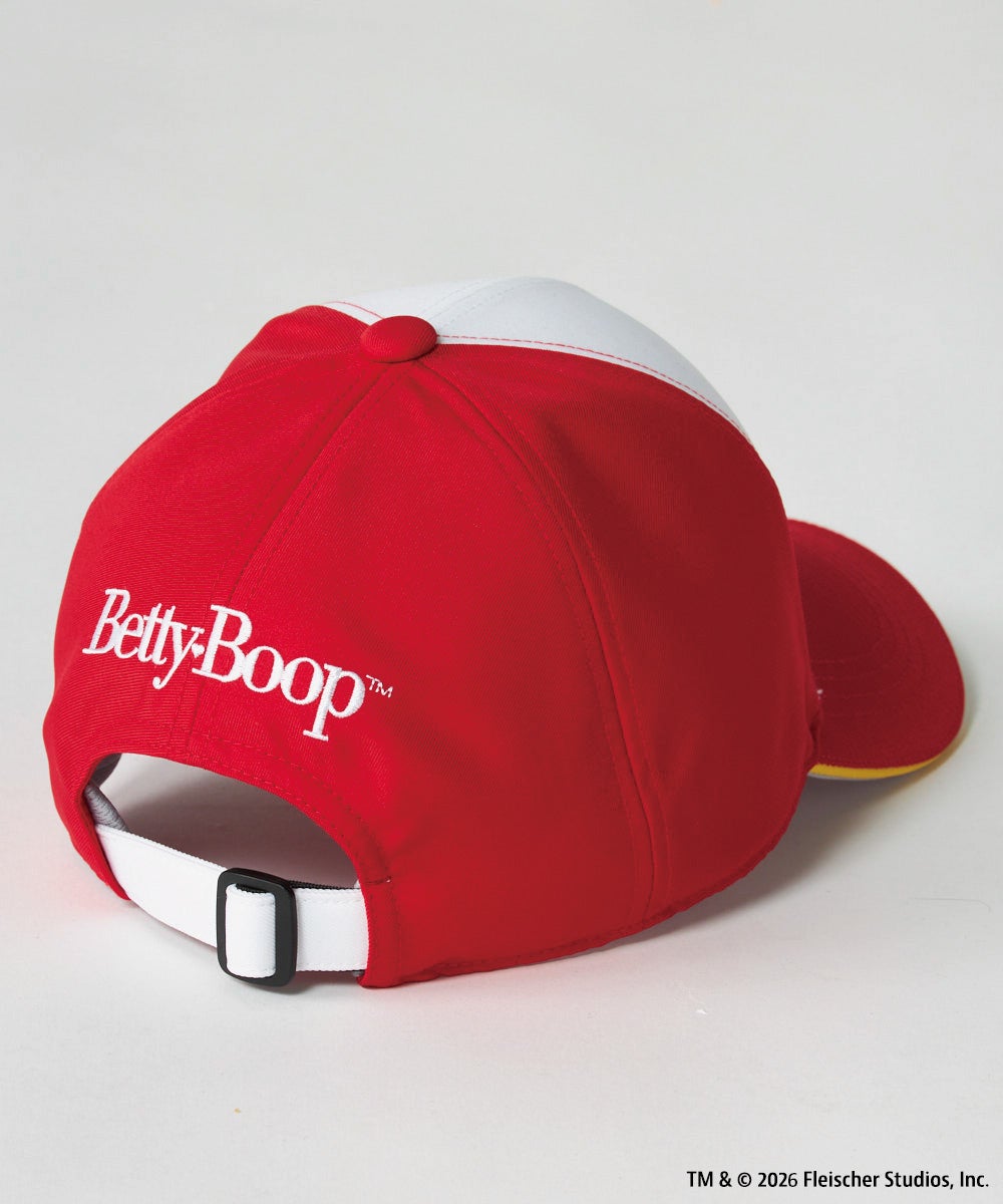 LOUDMOUTH×Betty Boop™ ユニセックス キャップ レッド