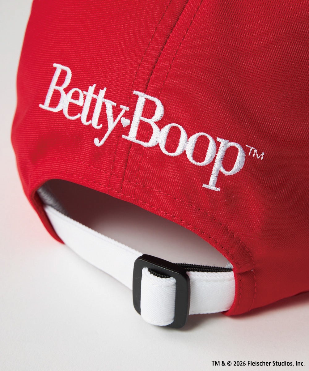 LOUDMOUTH×Betty Boop™ ユニセックス キャップ レッド