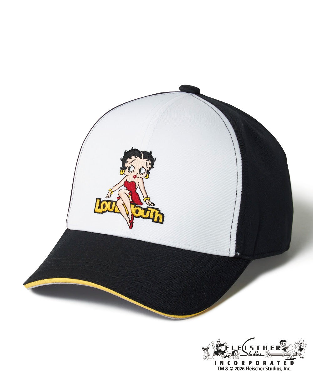 LOUDMOUTH×Betty Boop™ ユニセックス キャップ ブラック
