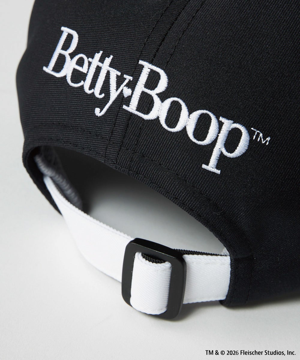 LOUDMOUTH×Betty Boop™ ユニセックス キャップ ブラック