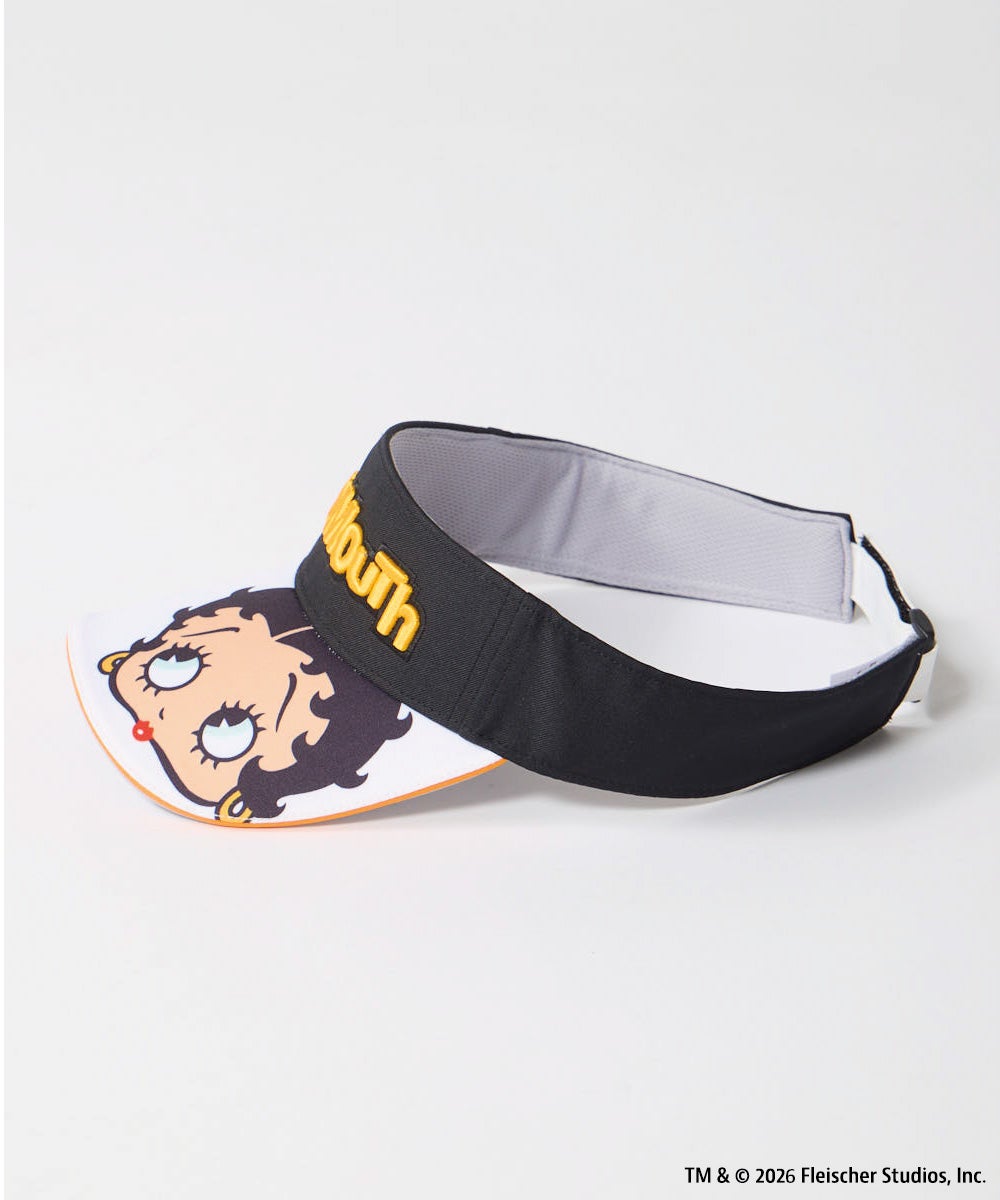 LOUDMOUTH×Betty Boop™ ユニセックス バイザー ブラック