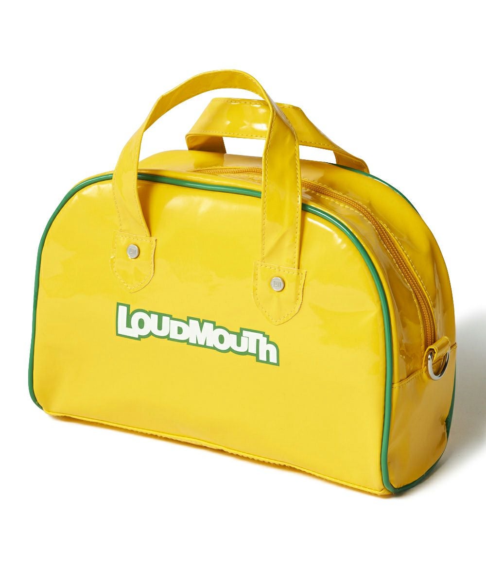 ユニセックス エナメル ラウンドバッグ イエロー | LOUDMOUTH JAPAN