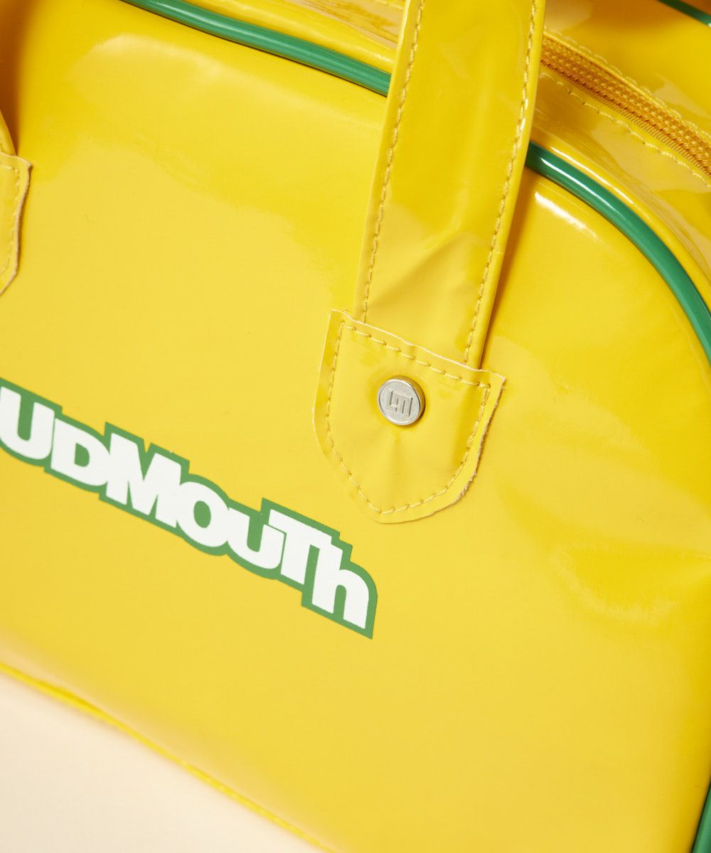 ユニセックス エナメル ラウンドバッグ イエロー | LOUDMOUTH JAPAN