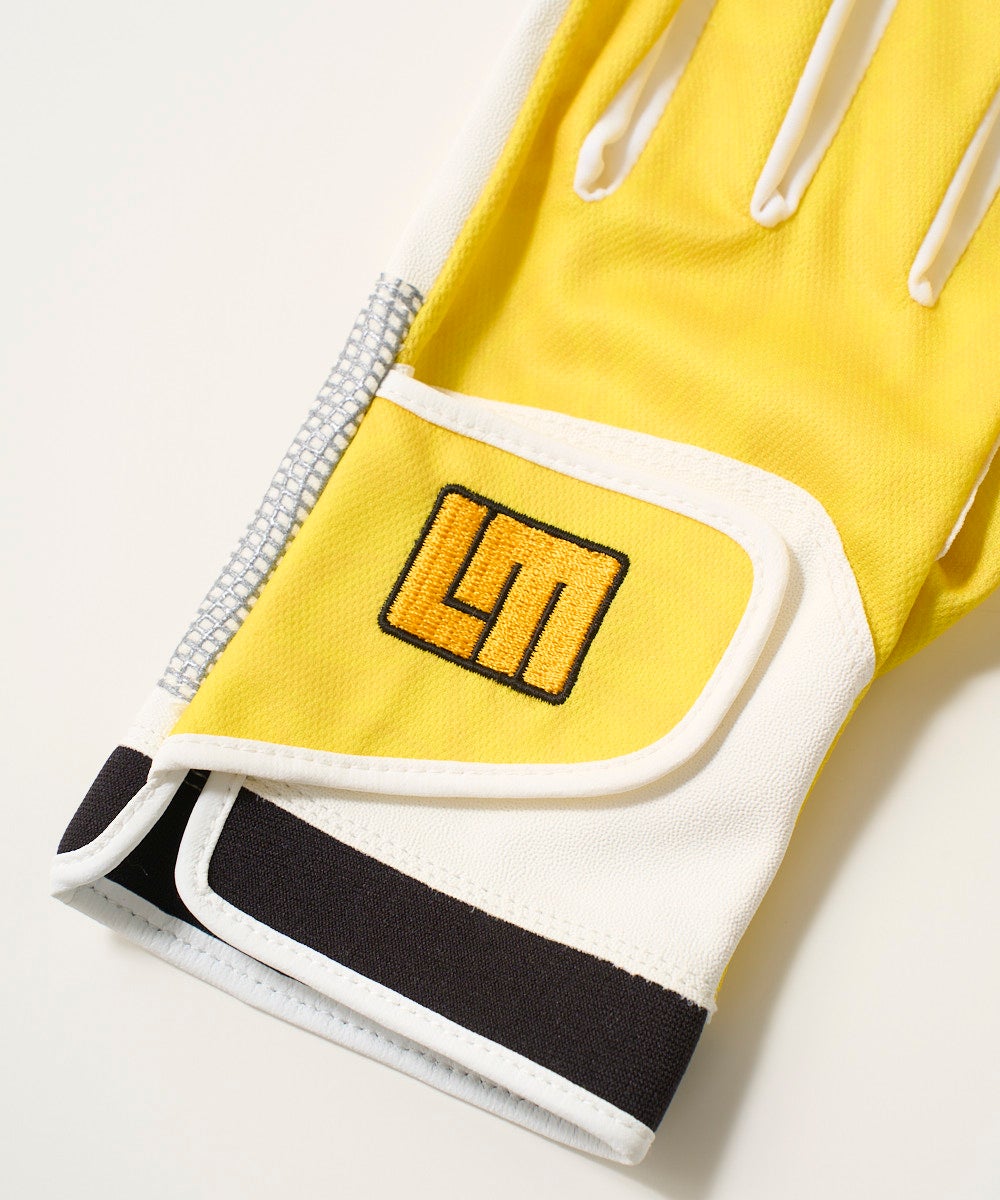 メンズ COOLMAX®ゴルフグローブ イエロー | LOUDMOUTH JAPAN