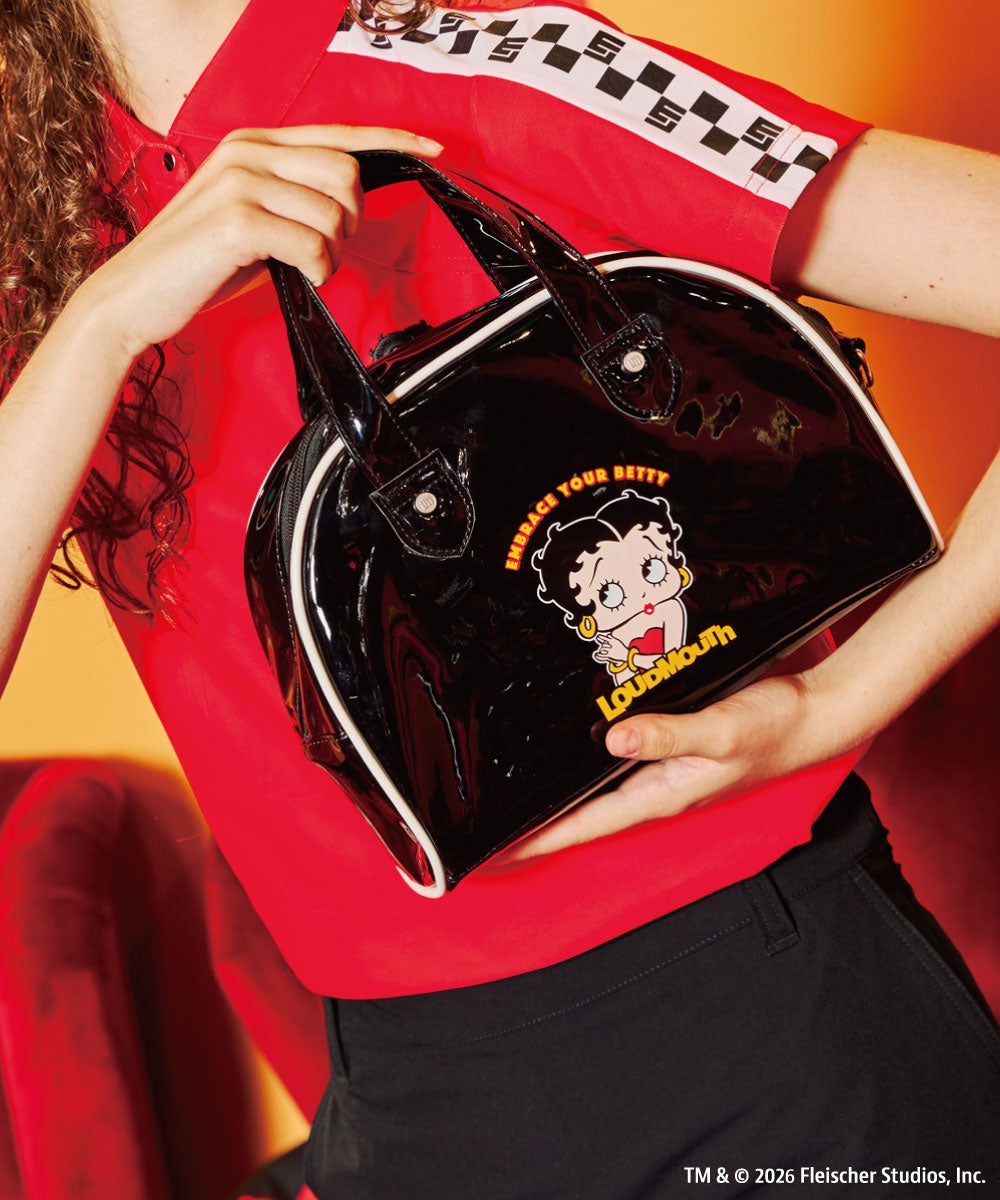 LOUDMOUTH×Betty Boop™ カートバッグ ブラック | LOUDMOUTH JAPAN