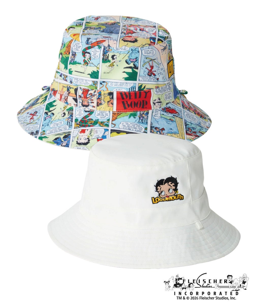 LOUDMOUTH×Betty Boop™ ユニセックス リバーシブルコラボハット