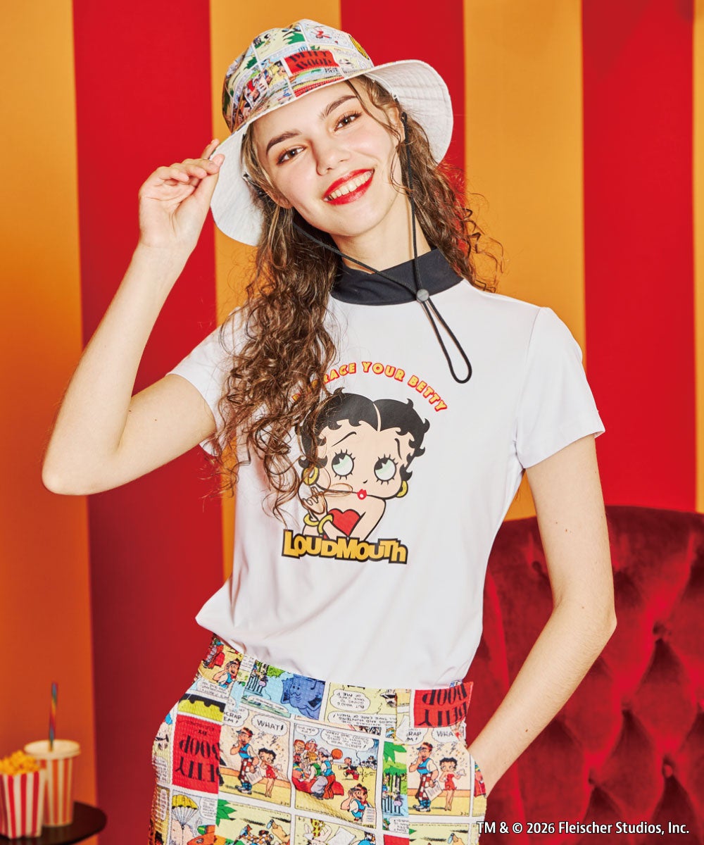 LOUDMOUTH×Betty Boop™ ユニセックス リバーシブルコラボハット