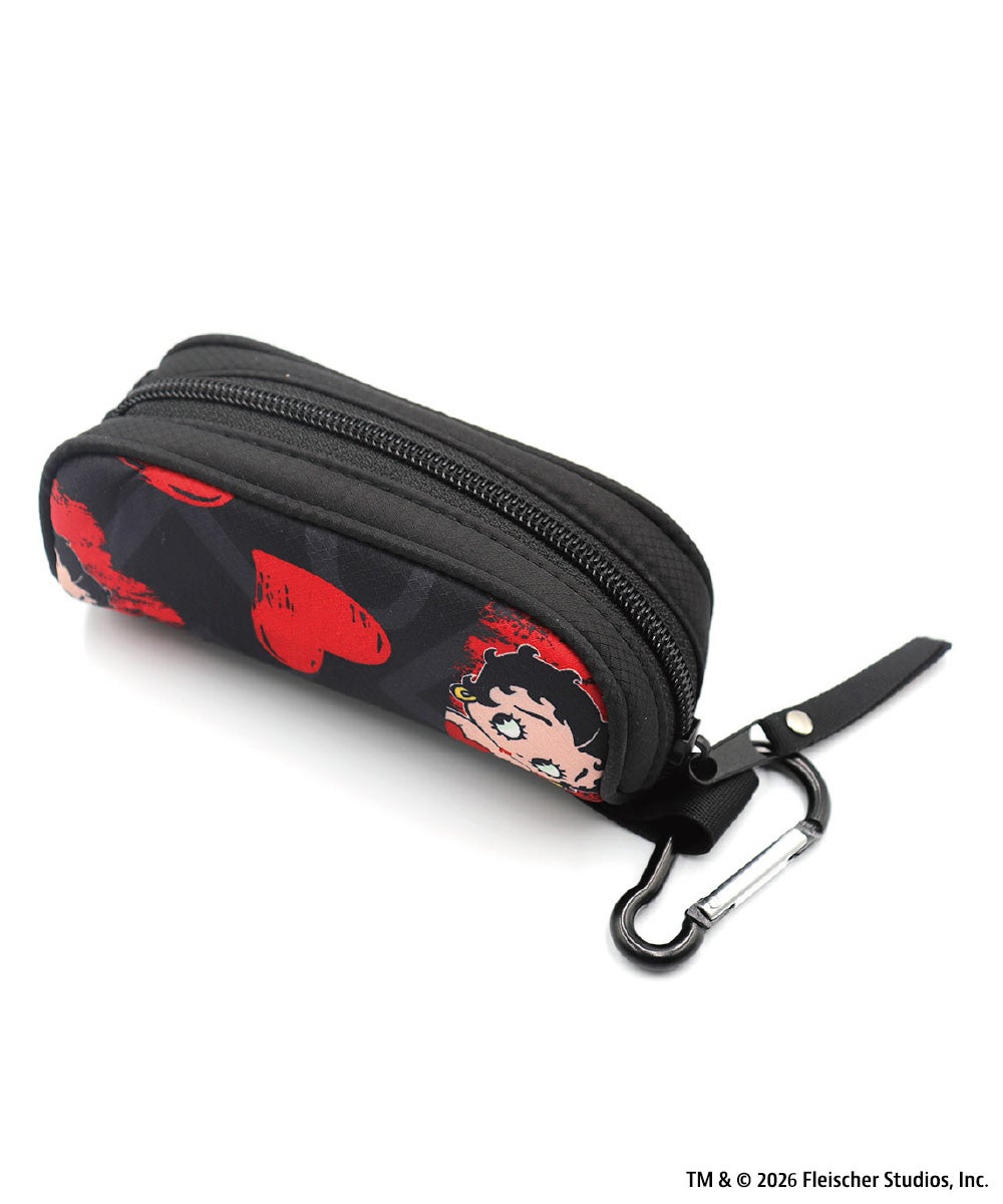 LOUDMOUTH×Betty Boop™ ボールポーチ Scribble Hearts Betty