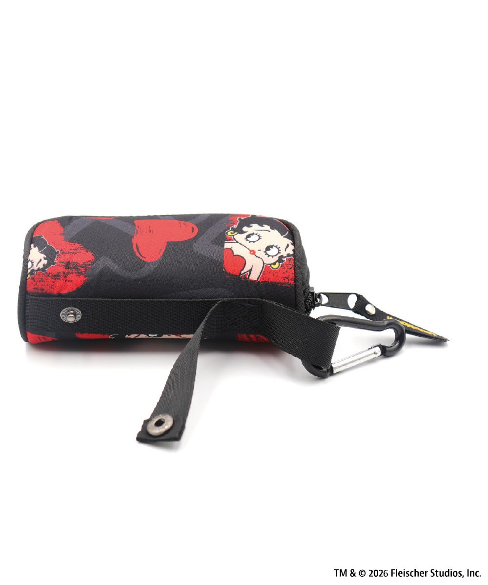 LOUDMOUTH×Betty Boop™ ボールポーチ Scribble Hearts Betty