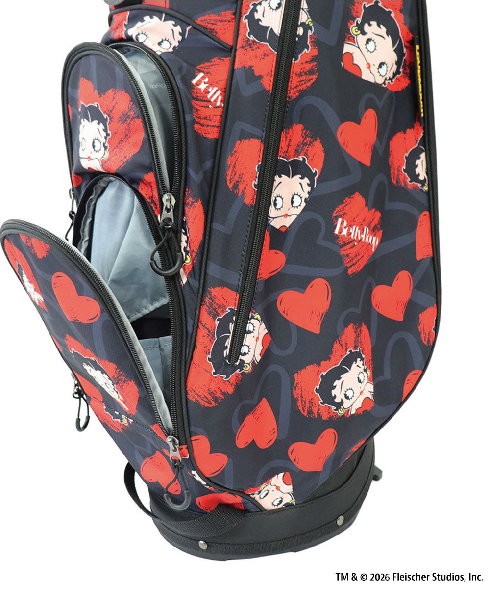 LOUDMOUTH×Betty Boop™ 超軽量 Ultra Light スタンドバッグ 9型