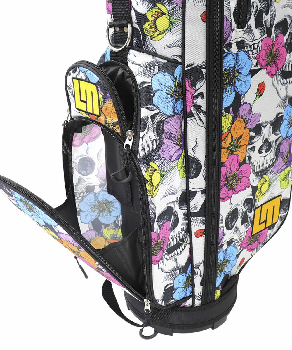 軽量カートバッグ 8.5型 Neon Skull Flowers/ネオンスカルフラワーズ