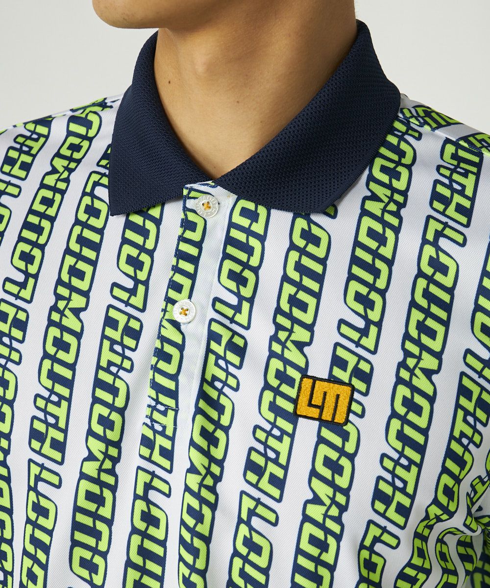 メンズ フリージング鹿の子 ポロシャツ ライトイエロー | LOUDMOUTH JAPAN
