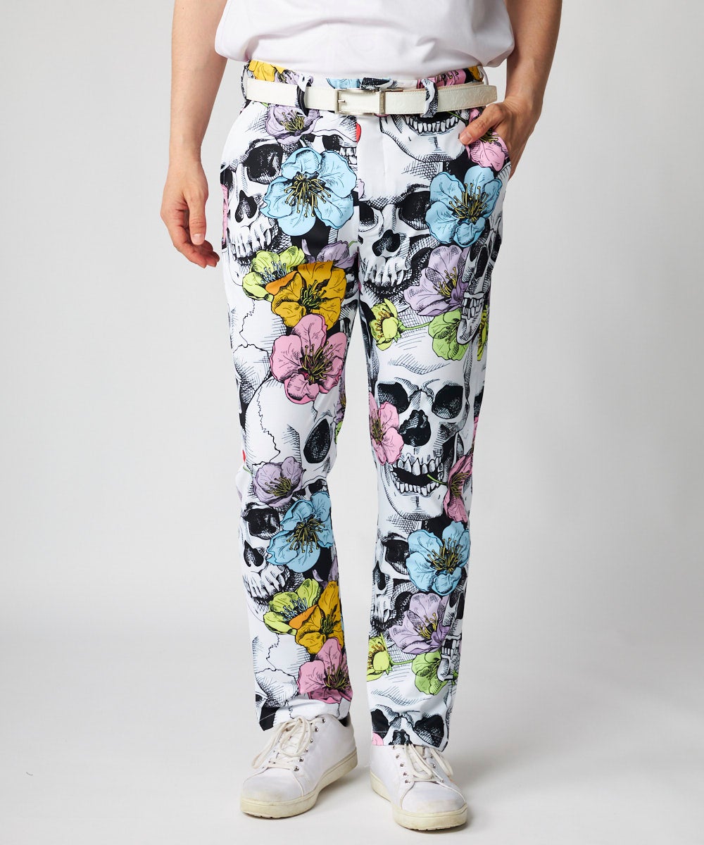 メンズ 柄ロングパンツ Skull Flowers/スカルフラワーズ | LOUDMOUTH JAPAN