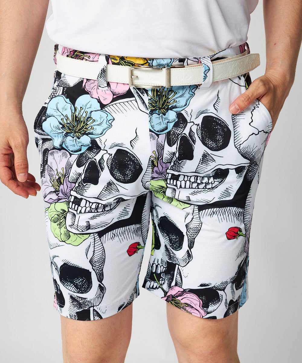 メンズ 柄ショートパンツ Skull Flowers/スカルフラワーズ | LOUDMOUTH