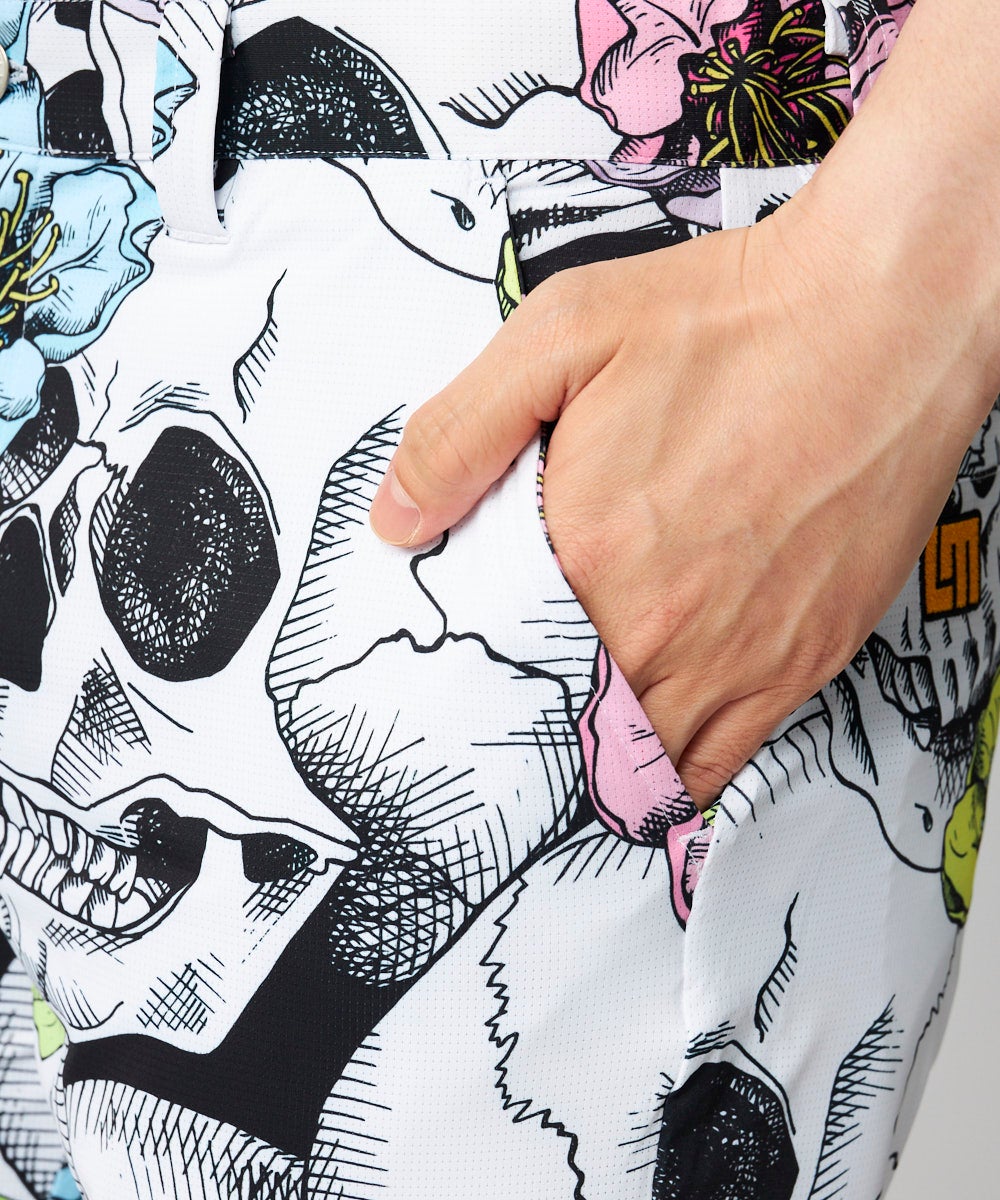 メンズ 柄ショートパンツ Skull Flowers/スカルフラワーズ | LOUDMOUTH