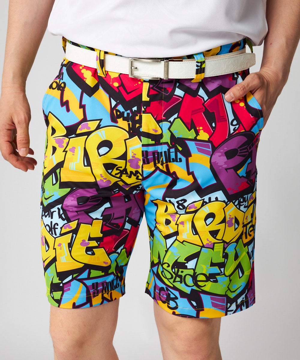 メンズ 柄ショートパンツ Tags Neon/タグスネオン | LOUDMOUTH JAPAN