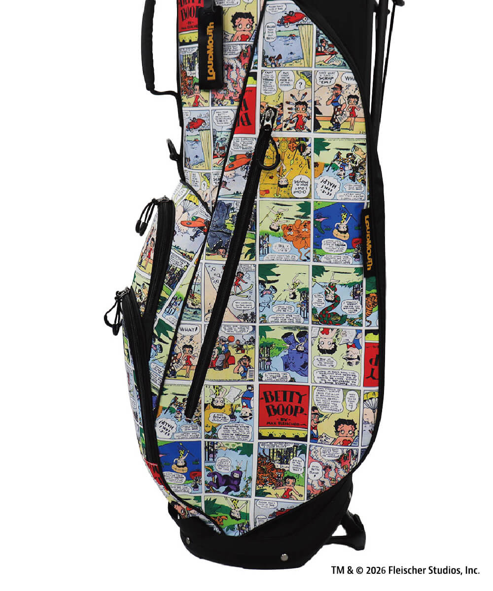 LOUDMOUTH×Betty Boop™ 超軽量 Ultra Light スタンドバッグ 9型