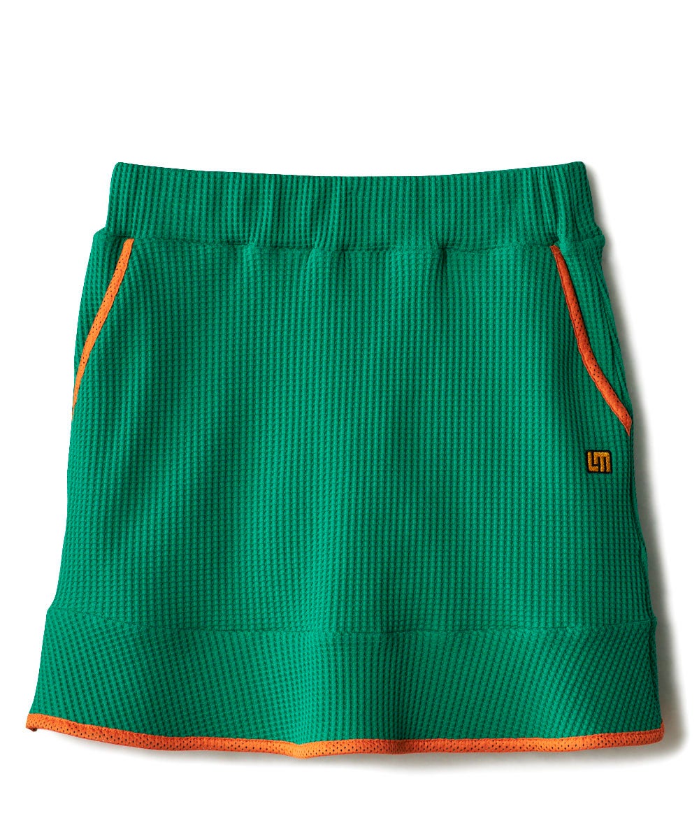 レディース UVドライワッフル裾フリルスカート グリーン | LOUDMOUTH JAPAN