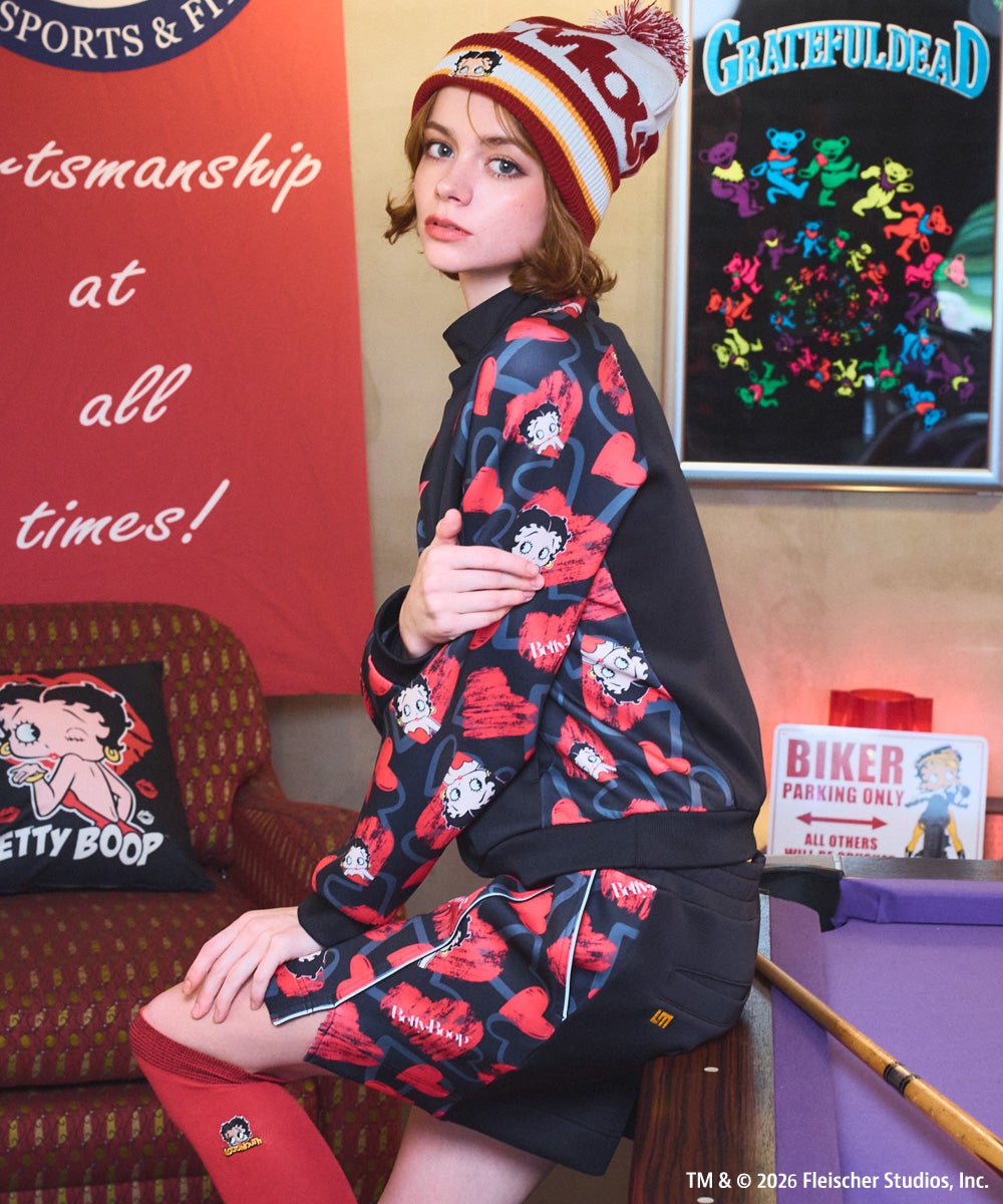 LOUDMOUTH×Betty Boop™ レディース ダンボールニットスカート