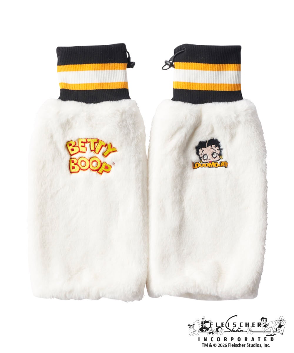 LOUDMOUTH×Betty Boop™ ユニセックス レッグウォーマー ホワイト