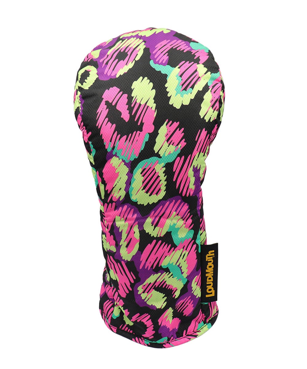 XL 【新品】 LOUDMOUTH Neon Leopard ヘッドカバー (DR用) Electric Leopard/エレクトリック レオパード