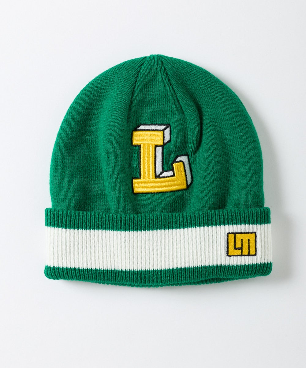 ユニセックス 『L』モチーフビーニー グリーン | LOUDMOUTH JAPAN